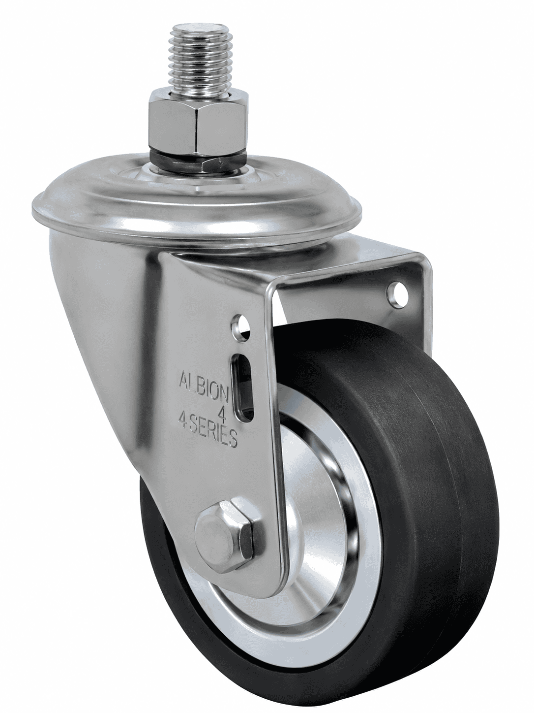 Foto 1 - Rodizio Giratório e Fixo Industrial L12 com Roda Pneumaciço (BD) - GL312BDN / GL412BDN / GL512BDN / GL612BDN - Giratorio com Freio, sem Freio e Fixo