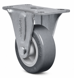 Foto1 - Rodízio Giratório Industrial L10 com Roda BP (PVC) para Carrinhos - GL210BP / GL310BP / GL410BP Giratório sem Freio, com Freio e Fixo