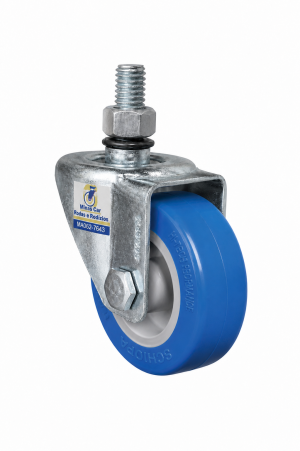 Foto1 - Rodízio Industrial L10 com Roda TP em Composto Termoplástico - GL210TP / GL310TP / GL410TP - Giratório sem Freio, com Freio e Fixo