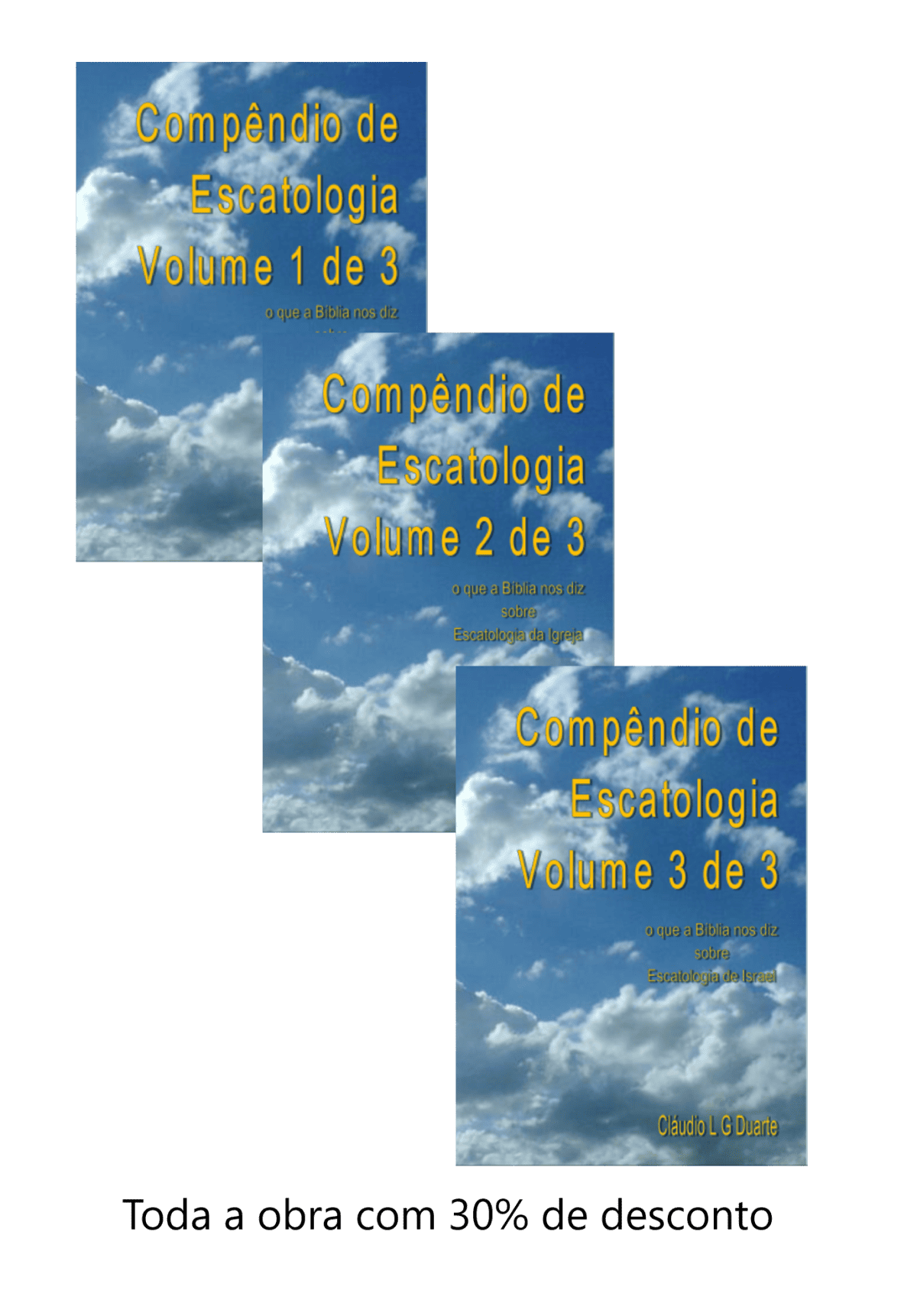 Imagem do produto COMPÊNDIO DE ESCATOLOGIA EM 3 VOLUME