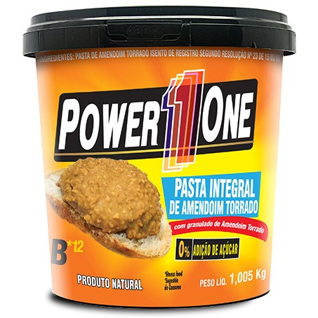 Foto 1 - Pasta de Amendoim Integral - Granulado - Power 1One