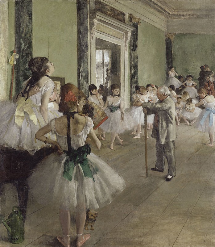 Foto 1 - A Aula de Balé Ballet Bailarinas Dança Pintura de Edgar Degas em TELA
