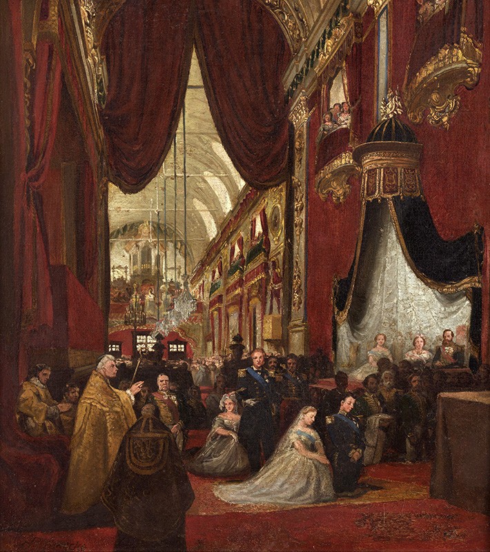 Foto 1 - Casamento da Princesa Isabel Pintura de Pedro Américo em TELA