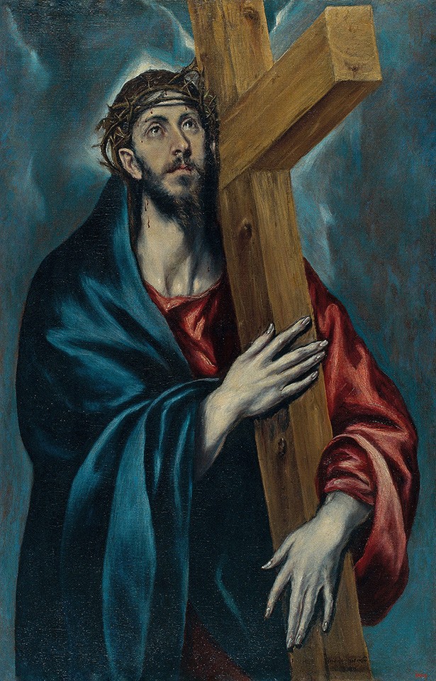 Foto 1 - Cristo Carregando a Cruz Pintura de El Greco em TELA