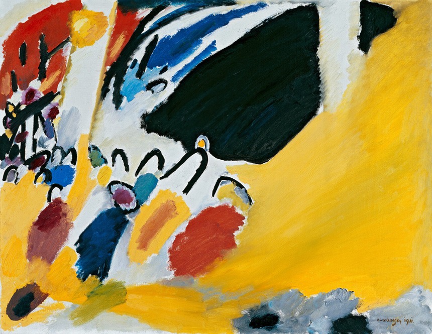 Foto 1 - Impression III Concert Impressão 3 Concerto Show Pintura de Wassily Kandinsky em TELA