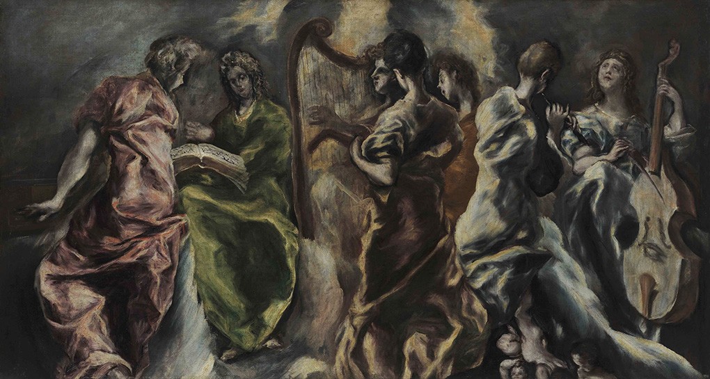 Foto 1 - O Concerto dos Anjos Música Celestial Pintura de El Greco em TELA