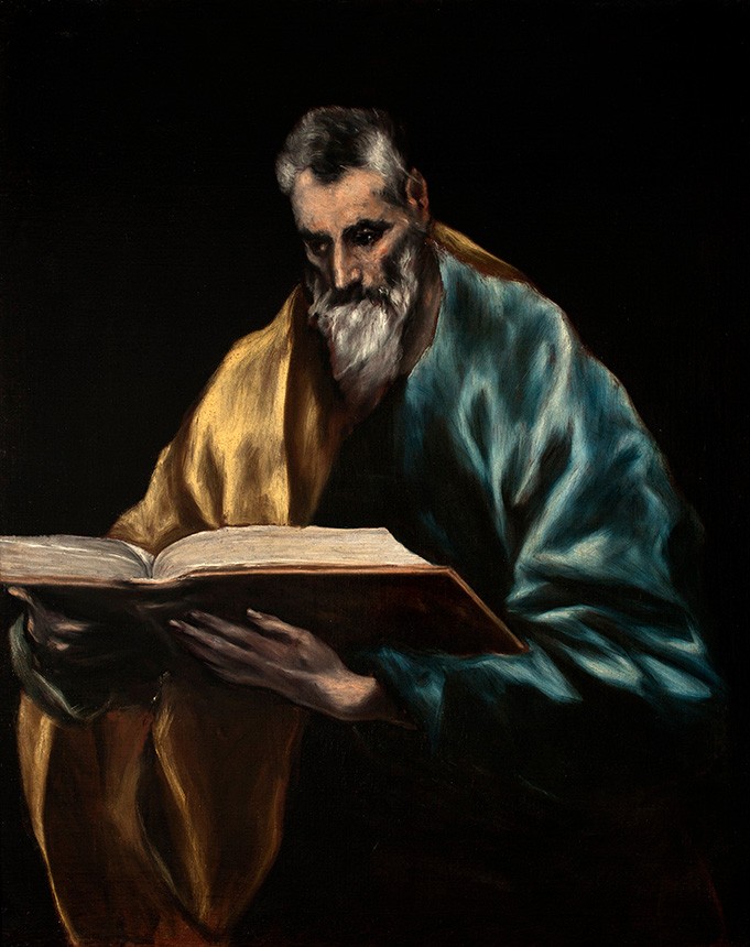 Foto 1 - São Simão  Apóstolo de Jesus Pintura de El Greco em TELA