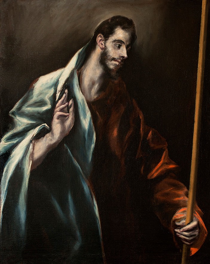 Foto 1 - São Tomé Apóstolo de Jesus Pintura de El Greco em TELA