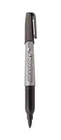 Foto 1 - Marcador para Retroprojetor 2mm Preto Brasfort com 12 und.